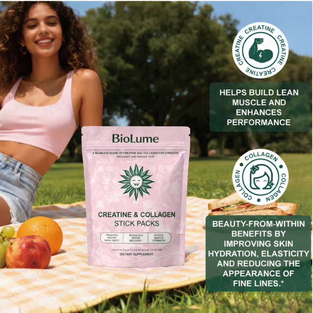 BioLume - Creatine & Collagen Stick Packs