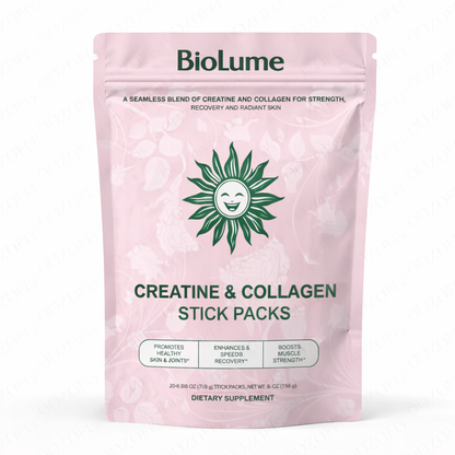 BioLume - Creatine & Collagen Stick Packs