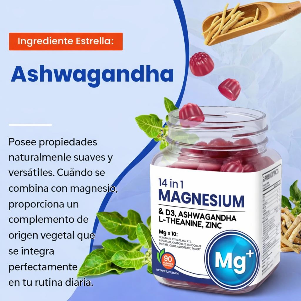 BioLume – Magnesio 14 en 1 en Gomitas