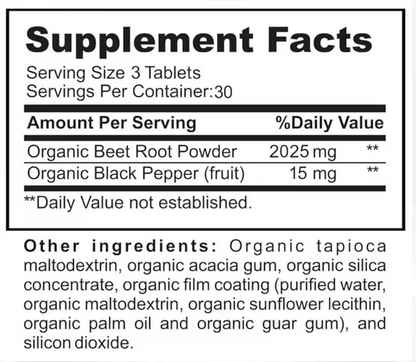 BioLume - Organic Beet Root Tablets